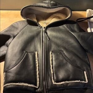 Coach leather And shearling Hoodie!